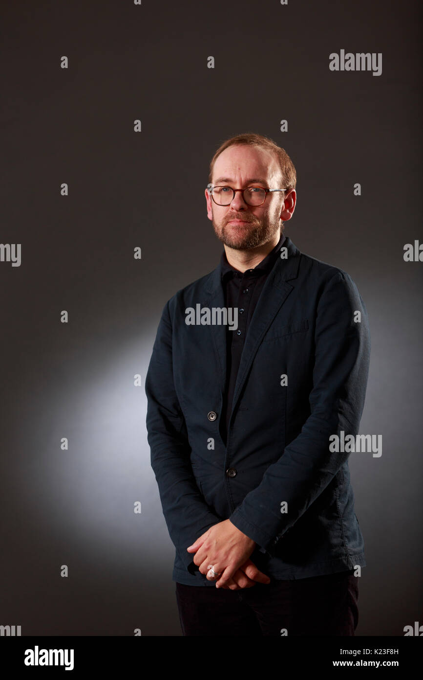 Edinburgh, Ecosse, Royaume-Uni. Août 28, 2017. Jour 17 Edinburgh International Book Festival. Sur la photo : Philip Miller, journaliste. Pako Mera/Alamy Live News. Banque D'Images