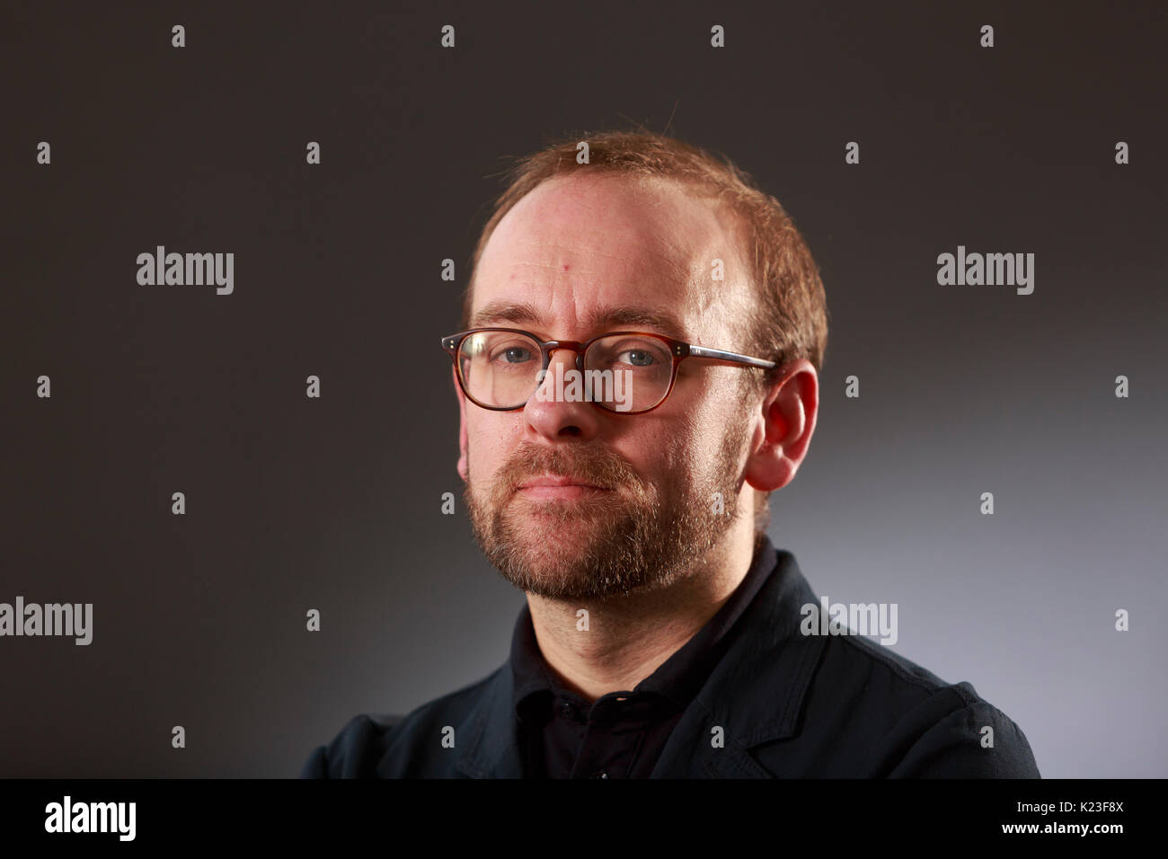 Edinburgh, Ecosse, Royaume-Uni. Août 28, 2017. Jour 17 Edinburgh International Book Festival. Sur la photo : Philip Miller, journaliste. Pako Mera/Alamy Live News. Banque D'Images