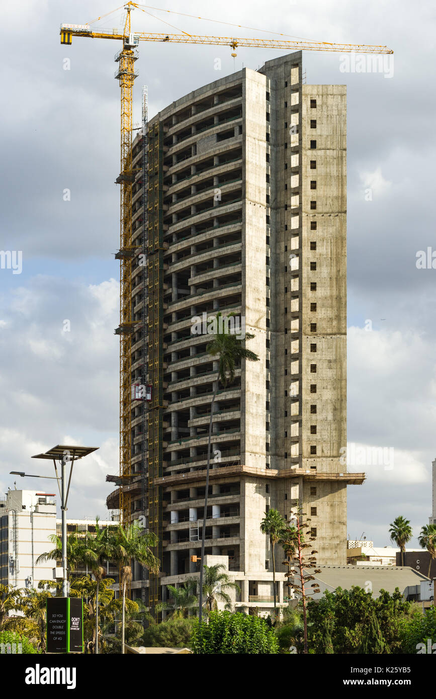 Bâtiment du Parlement européen en construction, Nairobi, Kenya Banque D'Images