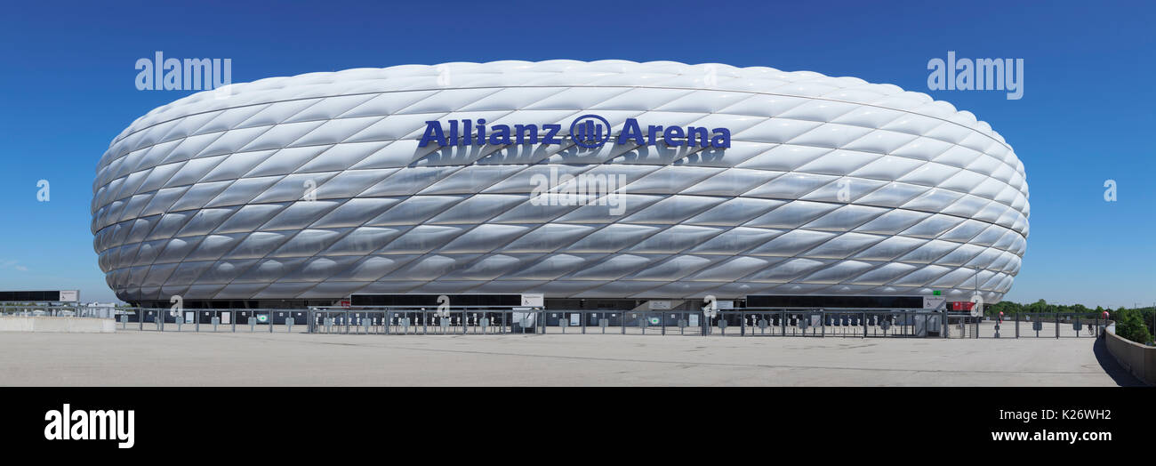 Allianz Arena, Munich, Haute-Bavière, Allemagne Banque D'Images