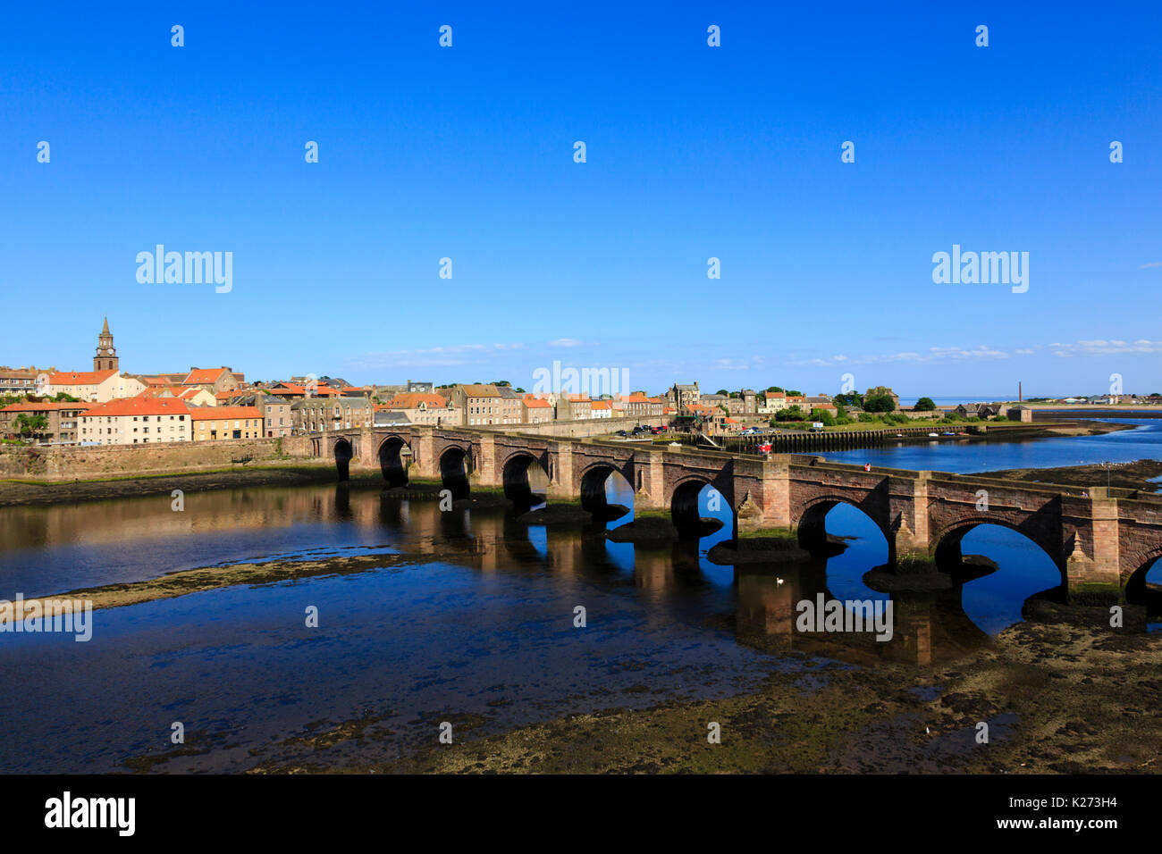 Berwick upon Tweed. Plus au nord de la ville. Englands Banque D'Images