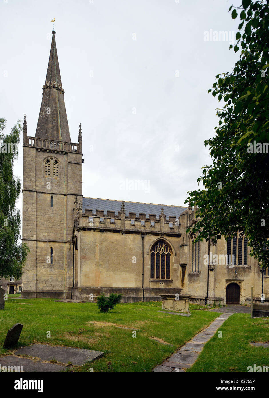 L'église Saint Andrews, Chippenham, Wiltshire Banque D'Images