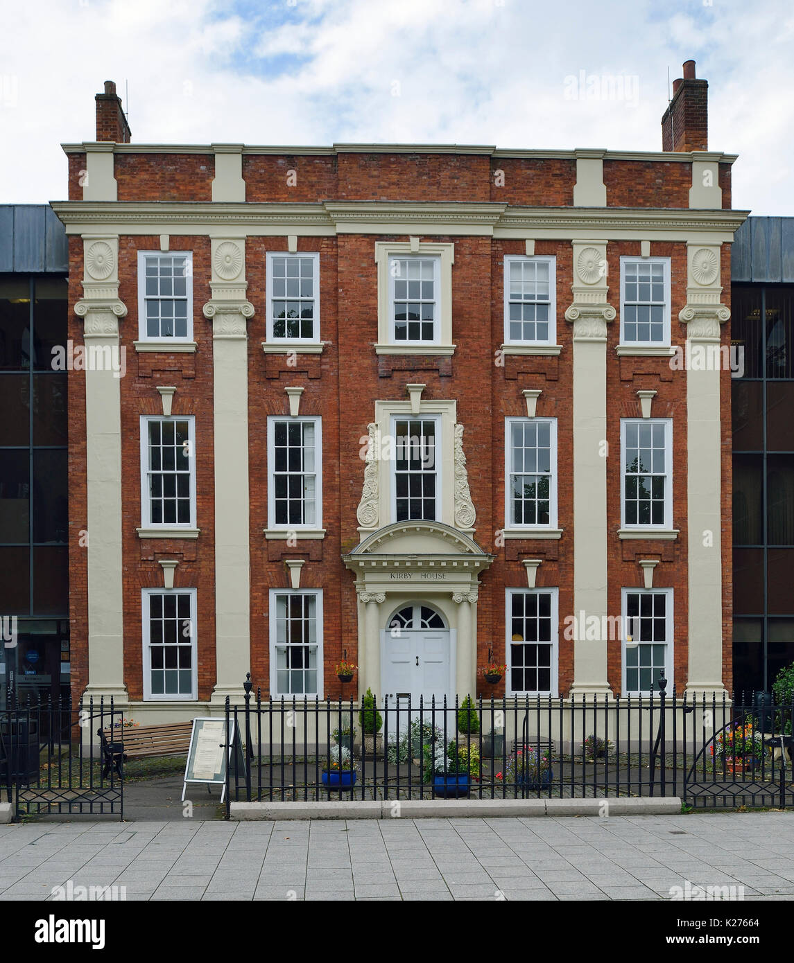 Kirby House, 16 Park Street, Coventry peu 18e siècle maison géorgienne classée grade ii Banque D'Images