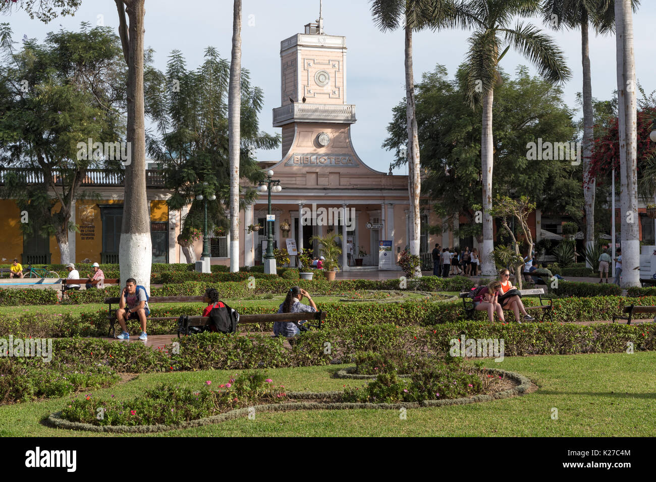Biblioteca Barranco Lima Pérou Banque D'Images