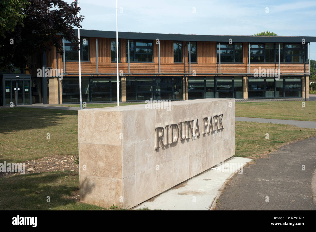Riduna Park, Melton, Suffolk, UK. Banque D'Images