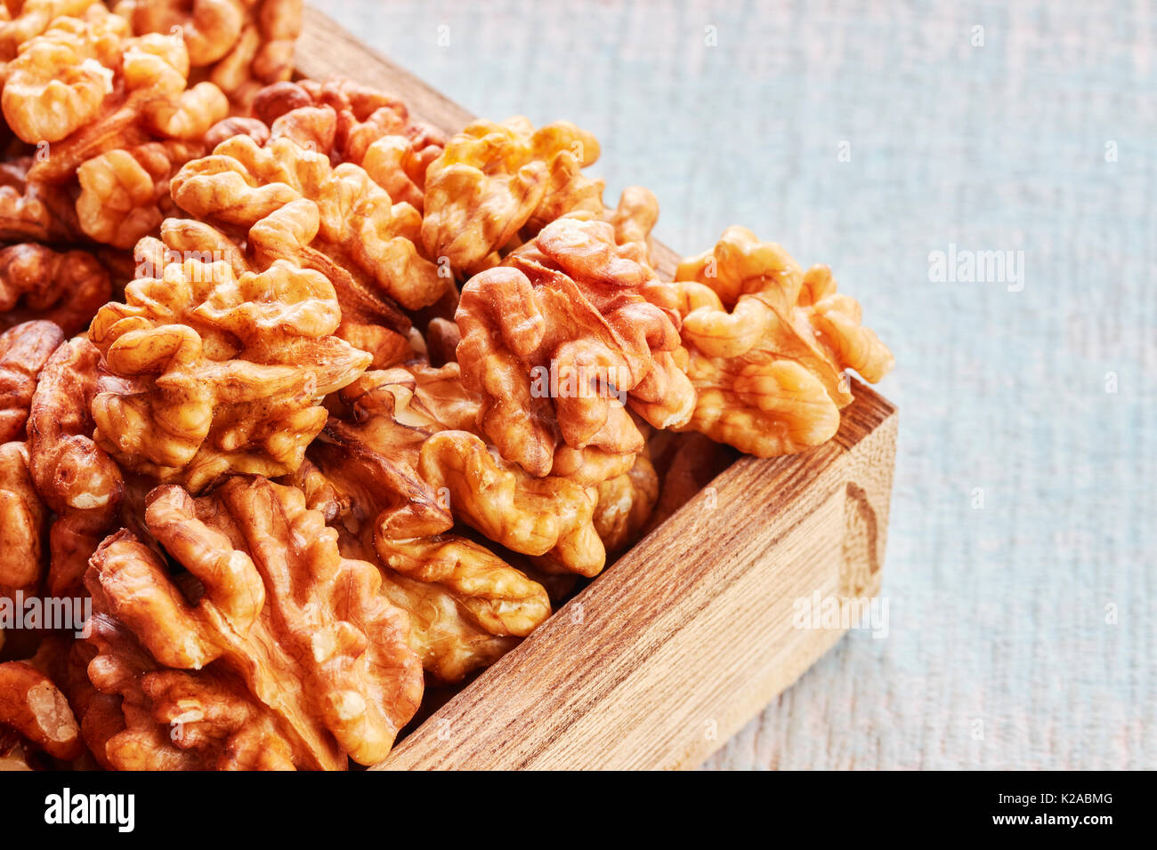 Close up photo de noix, faible profondeur de champ. Banque D'Images