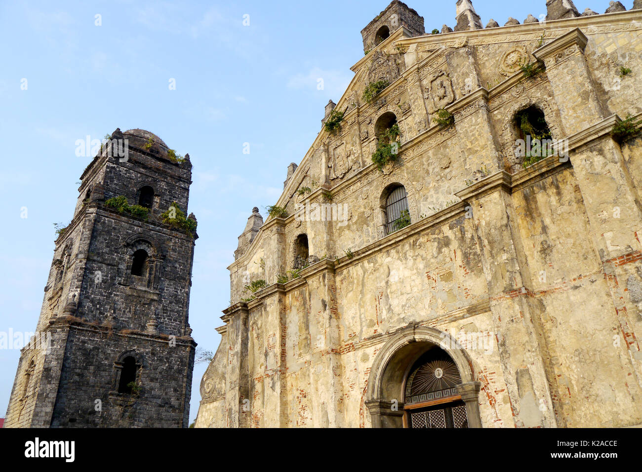 Célèbre De Paoay church dans Philippines Banque D'Images