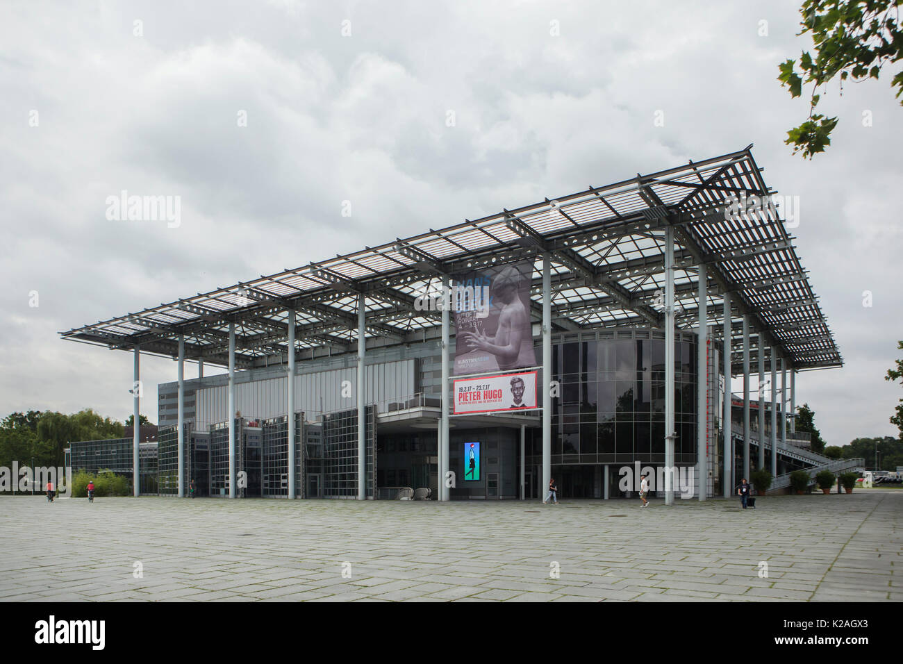 Kunstmuseum Wolfsburg conçu par Peter Schweger et partenaires (1994) dans à Wolfsburg Hollerplatz, Basse-Saxe, Allemagne. Banque D'Images