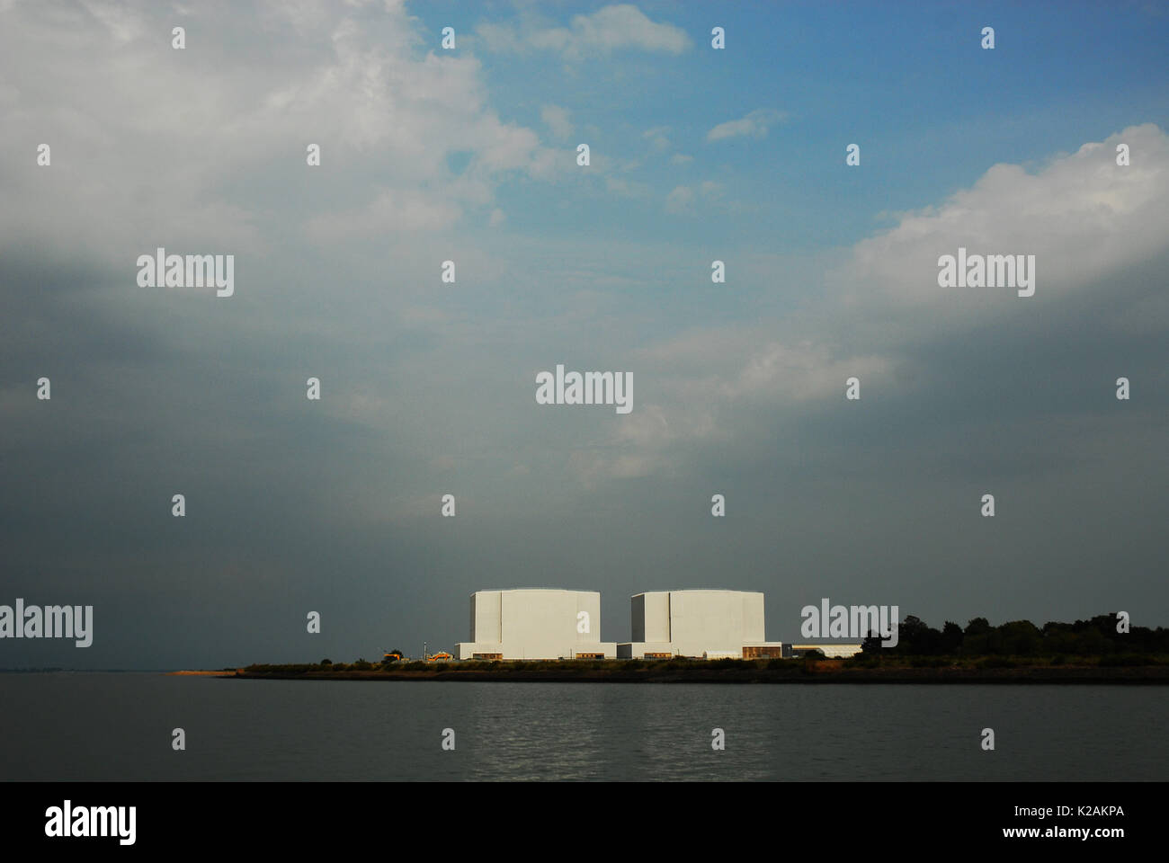 Royaume-uni, Essex, centrale nucléaire de Bradwell Banque D'Images