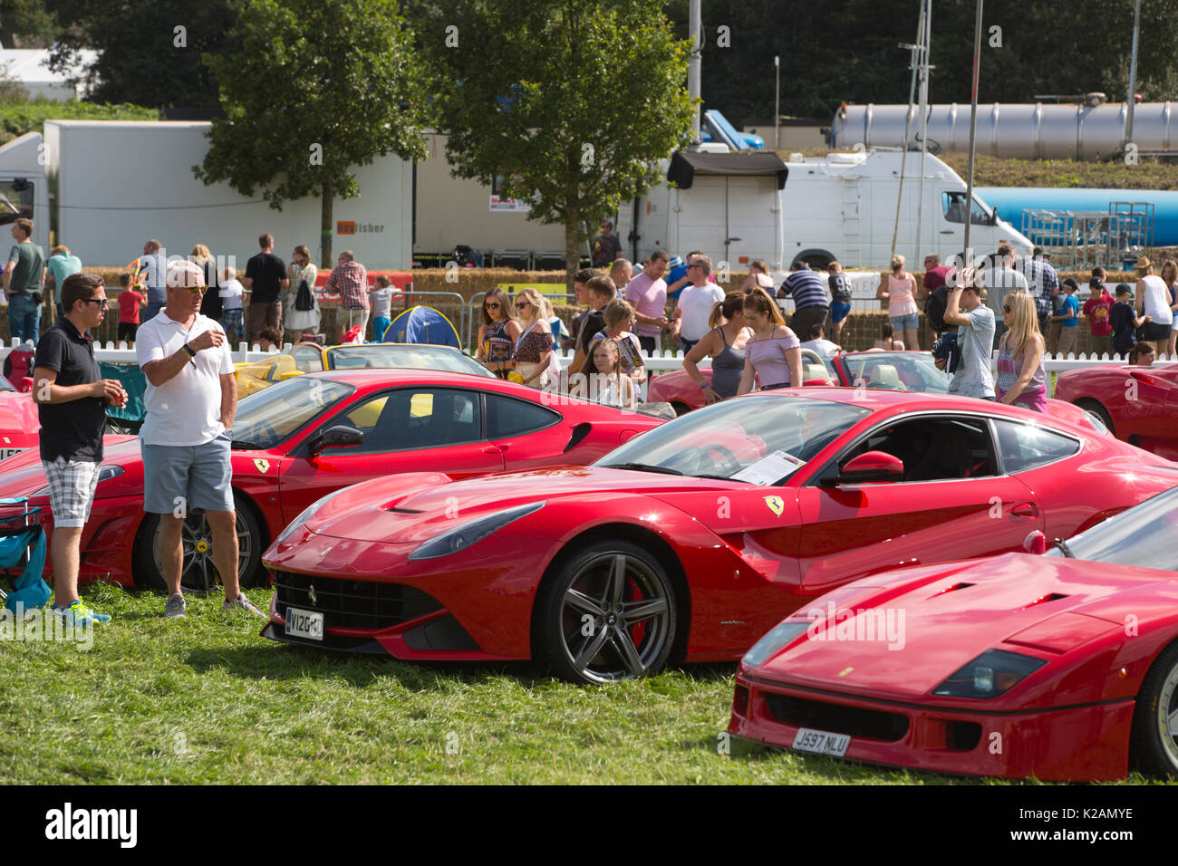 Du Sud 2017 Car-Fest CARFEST, annuel, motoring festival tenu à Hampshire, fondée par animateur Chris Evans, England, UK Banque D'Images