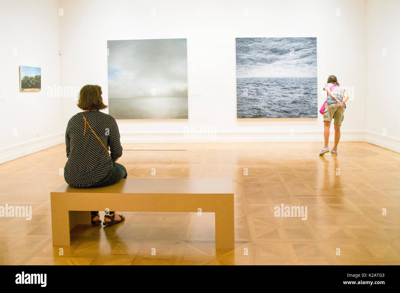 L'exposition Gerhard Richter Banque D'Images