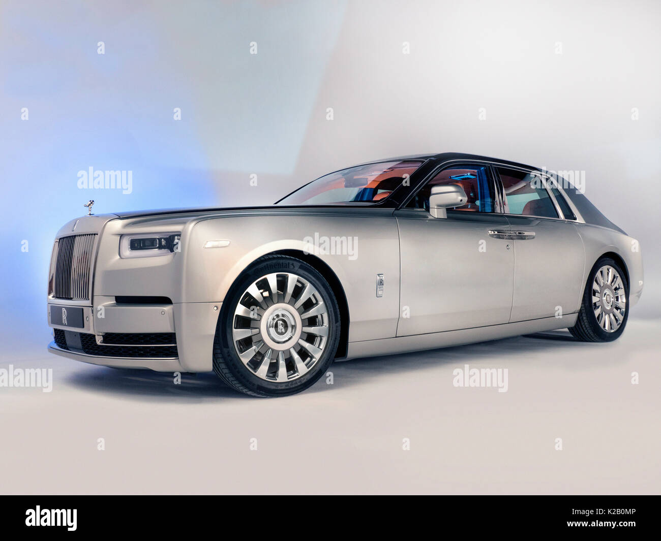 Rolls Royce Phantom 2017 empattement court. Banque D'Images