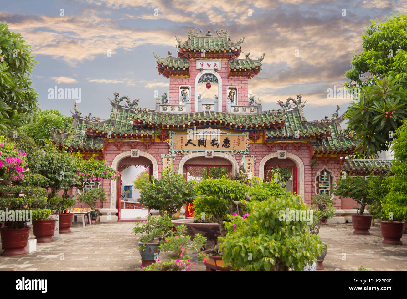 La pagode Phuc Kien assembly hall à Hoi An, Vietnam Banque D'Images