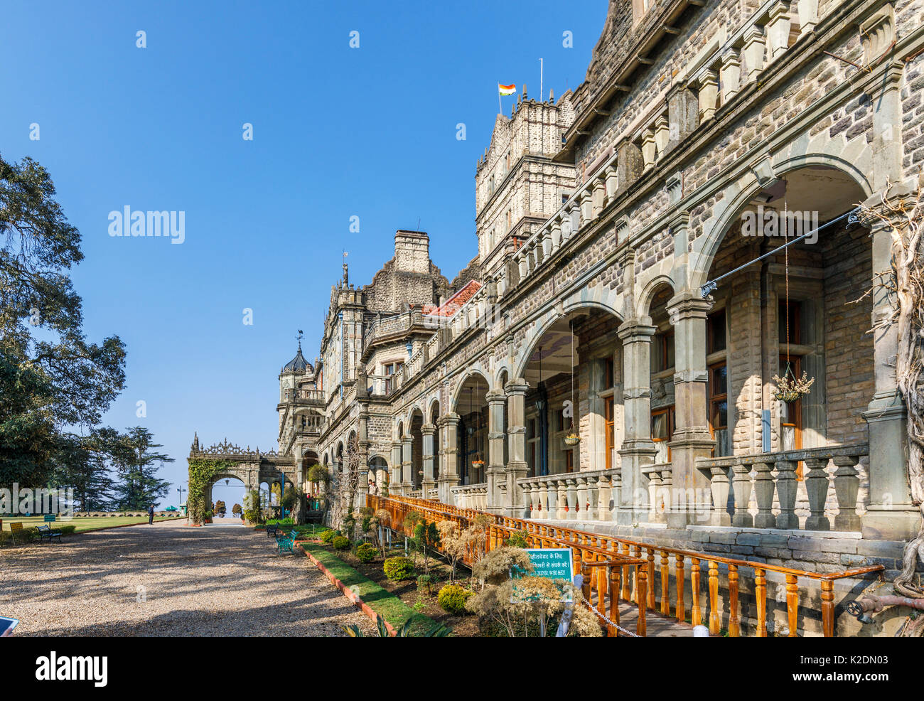 Viceregal Lodge (Rashtrapati Niwas), maintenant l'Indian Institute of Advanced Study, collines de l'Observatoire, Shimla, Himachal Pradesh, Inde du nord Banque D'Images