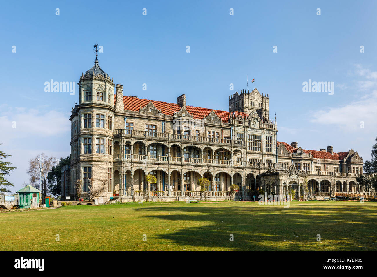 Viceregal Lodge (Rashtrapati Niwas), maintenant l'Indian Institute of Advanced Study, collines de l'Observatoire, Shimla, Himachal Pradesh, Inde du nord Banque D'Images