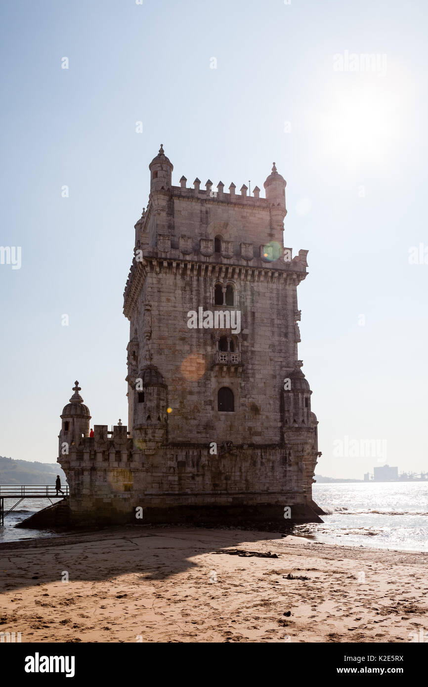 La Tour de Belém à Lisbonne Banque D'Images