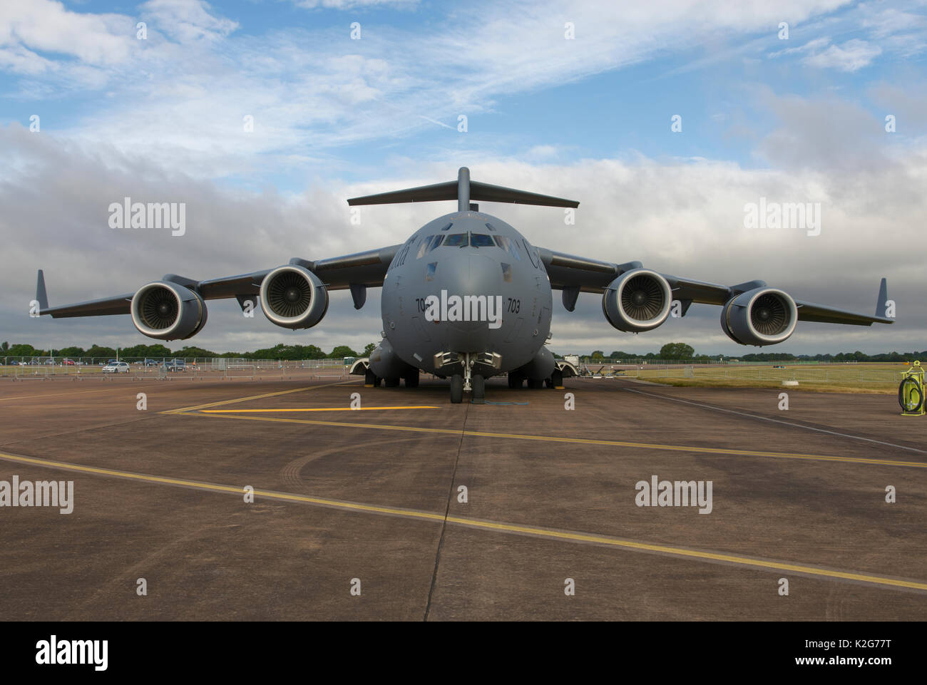 McDonnell Douglas C-17 Globemaster à RAF Fairford Banque D'Images