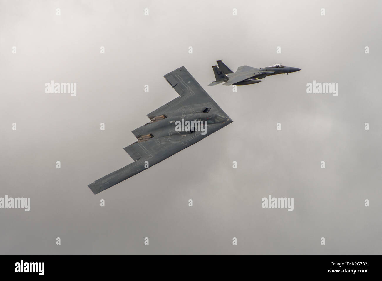 Northrop Grumman B-2 Spirit au Royal International Air Tattoo Banque D'Images