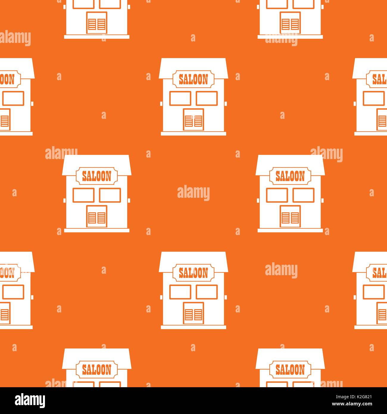 Western Saloon seamless pattern Illustration de Vecteur