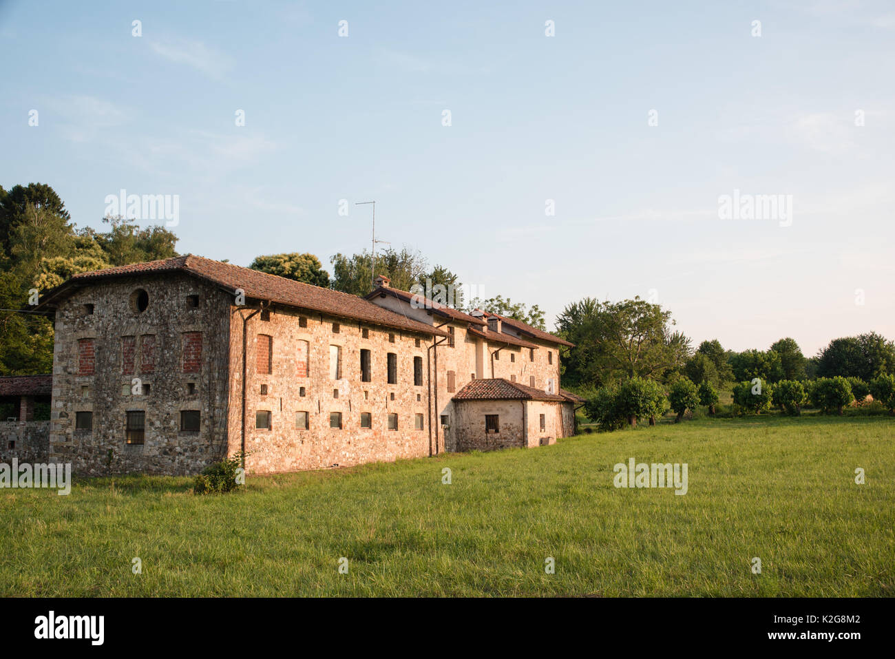 Maisons de campagne sur le Frioul hills Banque D'Images
