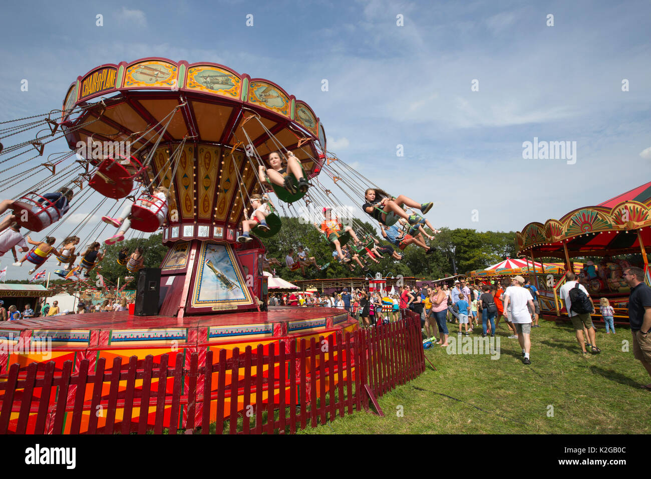 Du Sud 2017 Car-Fest CARFEST, annuel, motoring festival tenu à Hampshire, fondée par animateur Chris Evans, England, UK Banque D'Images