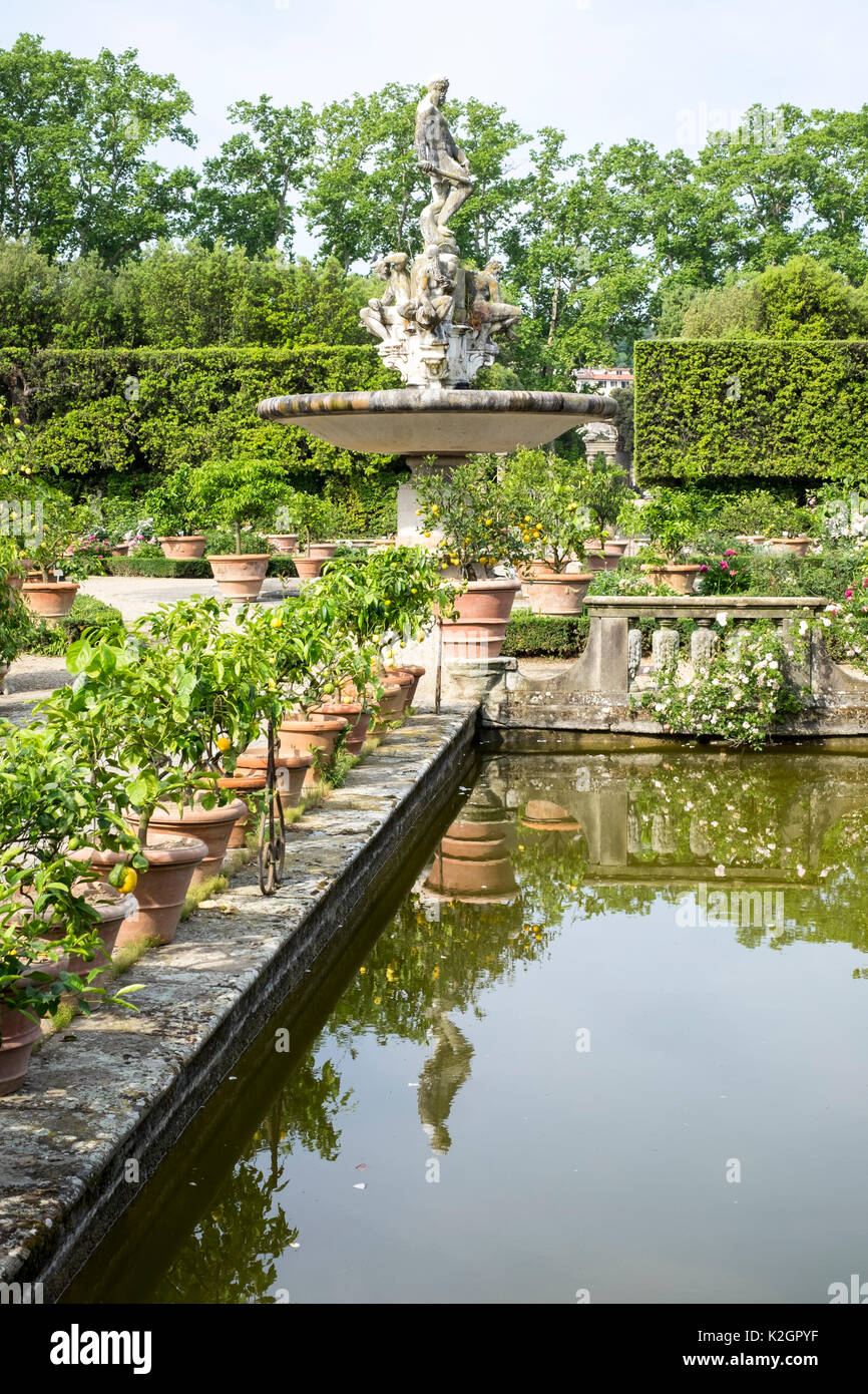 Jardins de Boboli, Florence, Italie Banque D'Images
