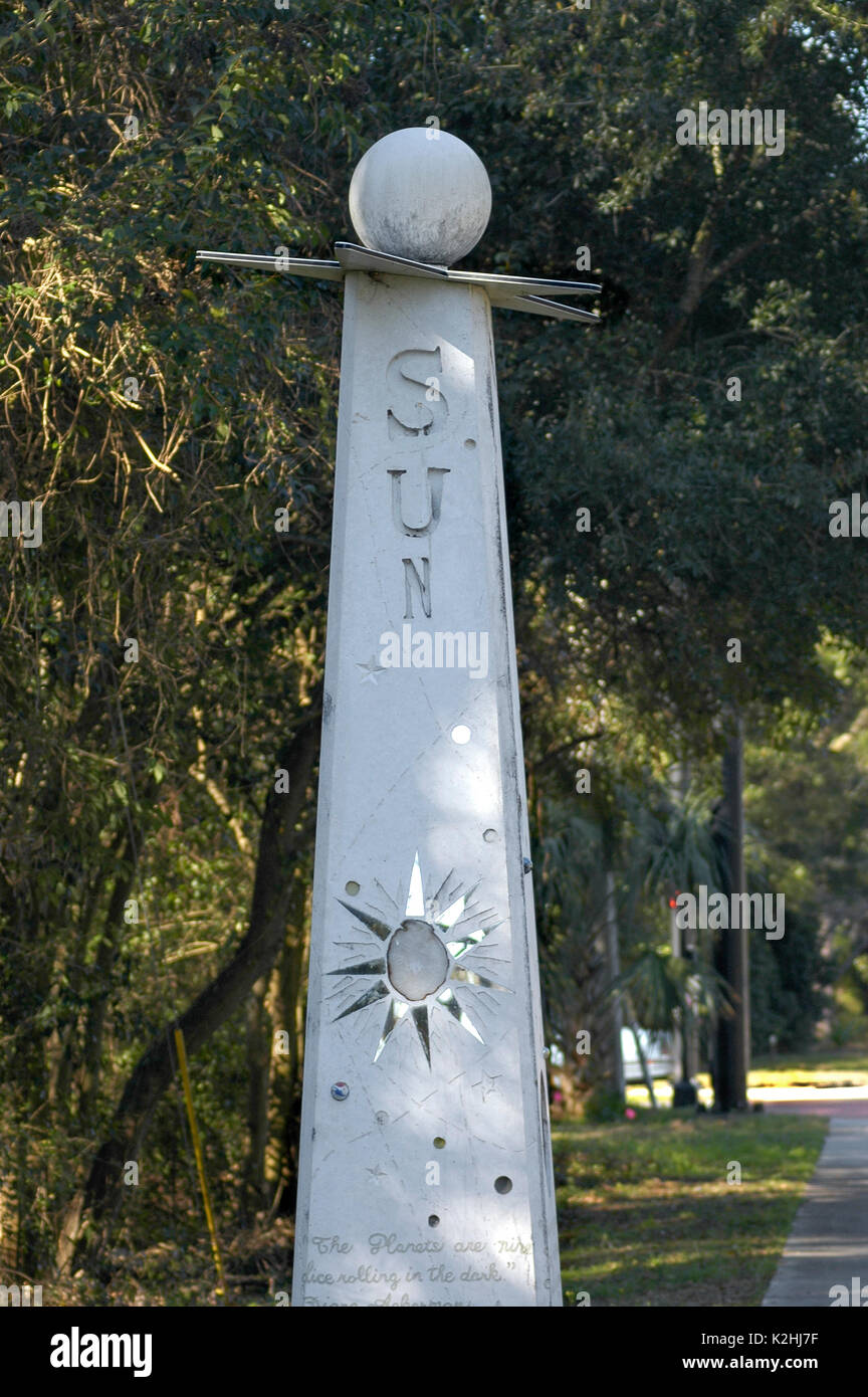 Solar Walk in Gainesville, Floride. Banque D'Images