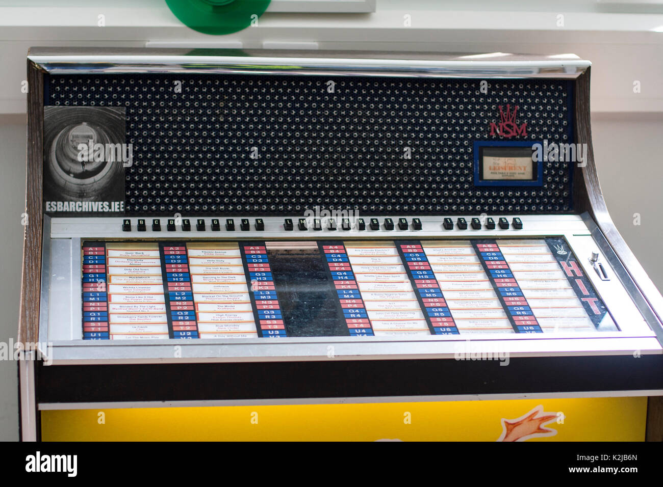 Années 1950 / années 1960 jukebox music machine Banque D'Images