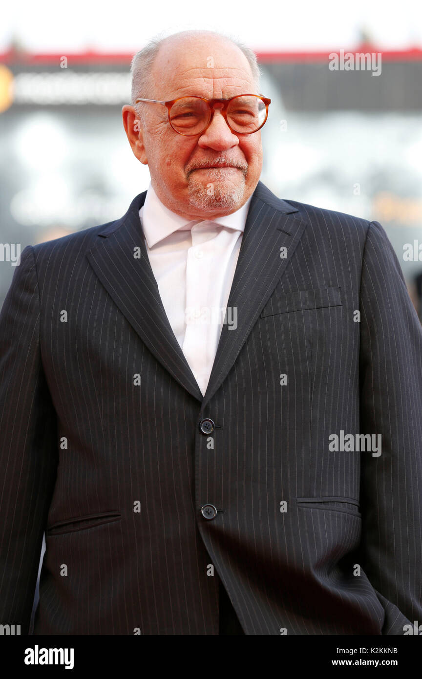 Venise, Italie. Août 31, 2017. paul schrader assistant à la 'première' après sa première mondiale au 74e festival international du film de Venise au Palazzo del cinema le 31 août 2017 à Venise, Italie : crédit-geisler fotopress/Alamy live news Banque D'Images