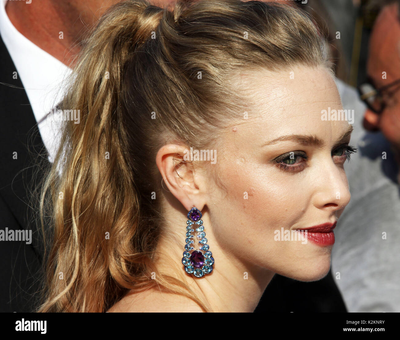 L'Europe, Italie, Lido di Venezia, 31 août 2017 : l'actrice Amanda Seyfried au tapis rouge de la première du film,directeur réformé Paul Schrader. 74e Festival International du Film de Venise © Crédit Ottavia Da Re/Sintesi/Alamy Live News Banque D'Images