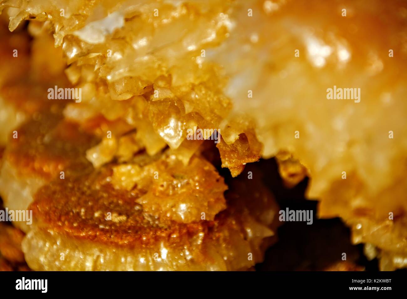 Volcan dallol Ethiopie dépression Danakil Banque D'Images