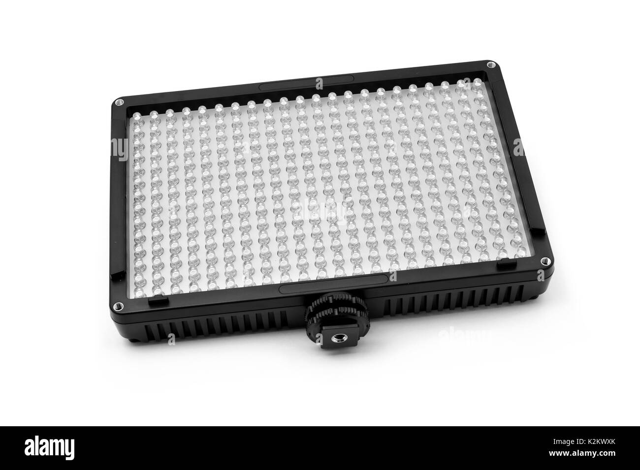 Libre d'un panneau lumineux sur un fond blanc Banque D'Images