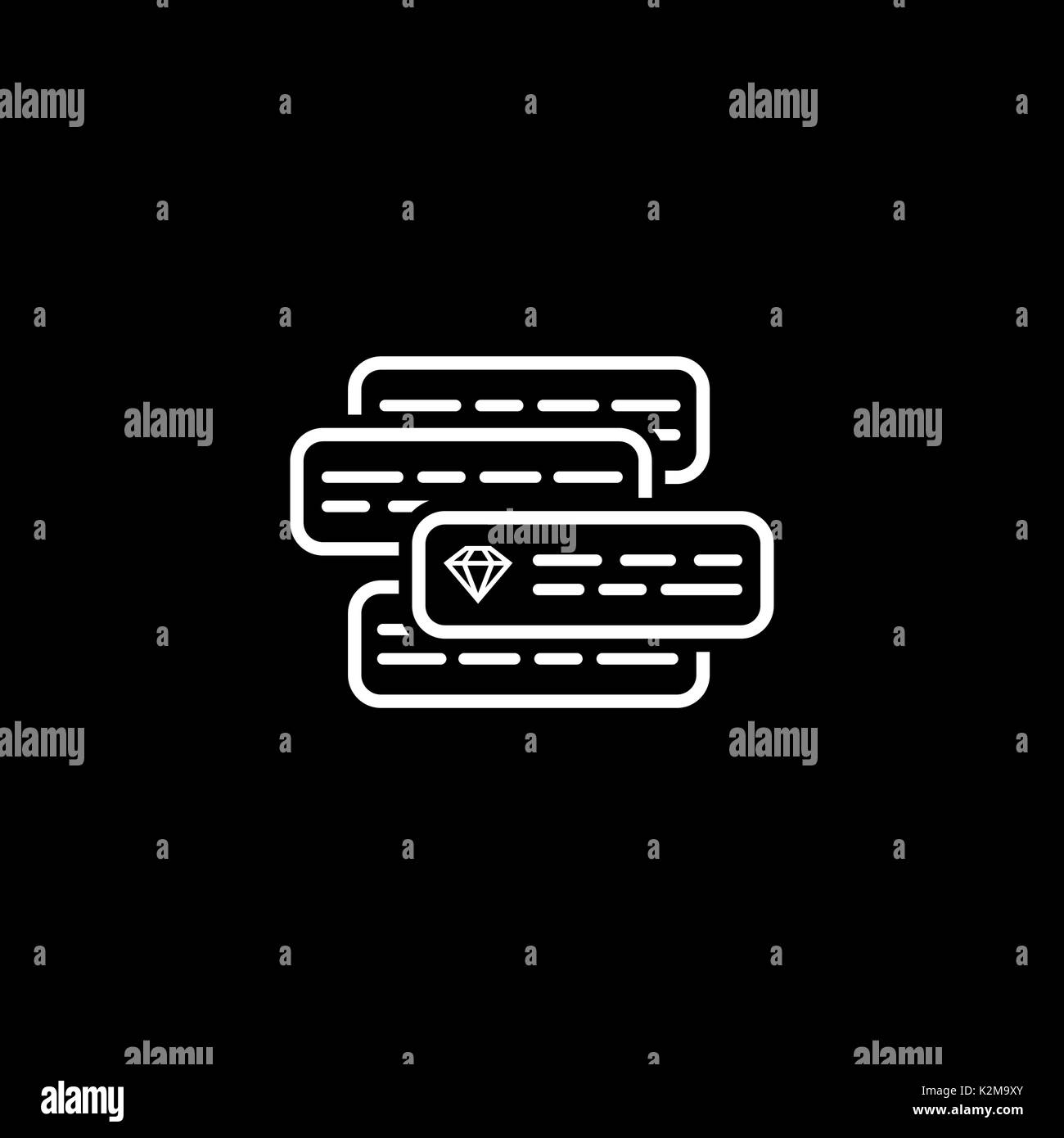 L'icône de marketing Internet. Illustration de Vecteur