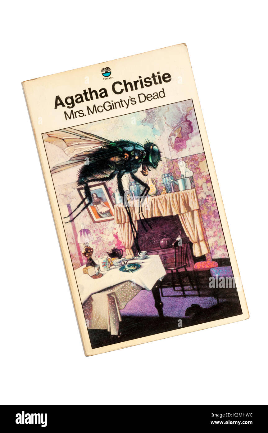 Édition de poche Collins de Madame McGinty est morte d'Agatha Christie. D'abord publié en 1952. Banque D'Images