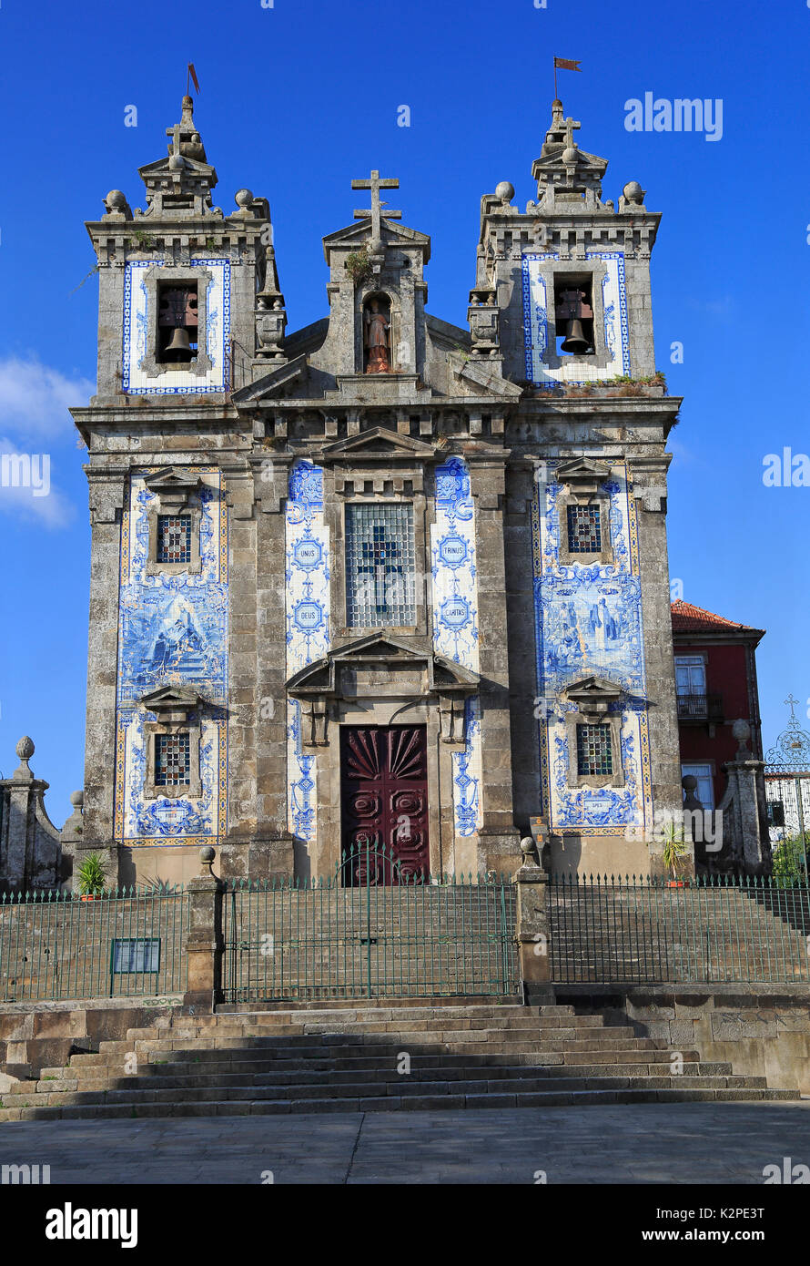 Eglise de Saint Ildefonse à Porto à Porto, Portugal Banque D'Images