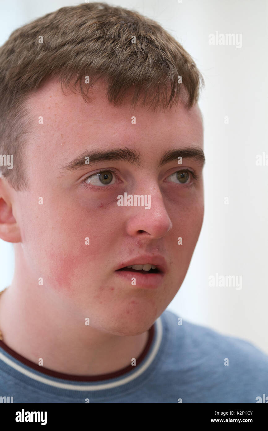 Londres, Royaume-Uni. Août 31, 2017. Jamie Wooding rejoint Londres les meilleurs jeunes musiciens qui ont pris part à un boot camp avec des experts de l'industrie de la musique à l'égide chambres studios de musique dans le coeur du West End avant d'aller tête-à-tête lors de la Grande Finale des concerts au centre commercial Westfield ce dimanche. Douze concurrents ont fait jusqu'à la Grande Finale, où ils s'affronteront pour le titre de Champion 2017 concerts et de nombreux prix dont un métro de Londres aux spectacles de licence, du temps de studio et aux spectacles de rue et d'un voyage à Paris Crédit : Keith Larby/Alamy Live News Banque D'Images
