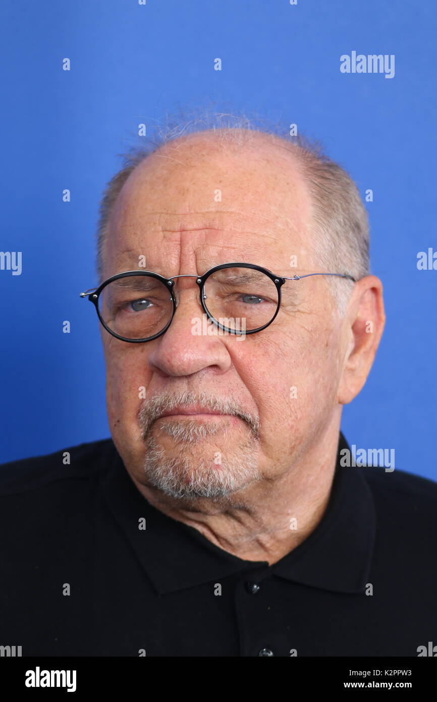 Venise, Italie. Août 31, 2017. Paul Schrader pose à la 'première' réformé photocall au cours de la 74e Festival International du Film de Venise au Lido de Venise le 31 août, 2017. Credit : Andrea Spinelli/Alamy Live News Banque D'Images