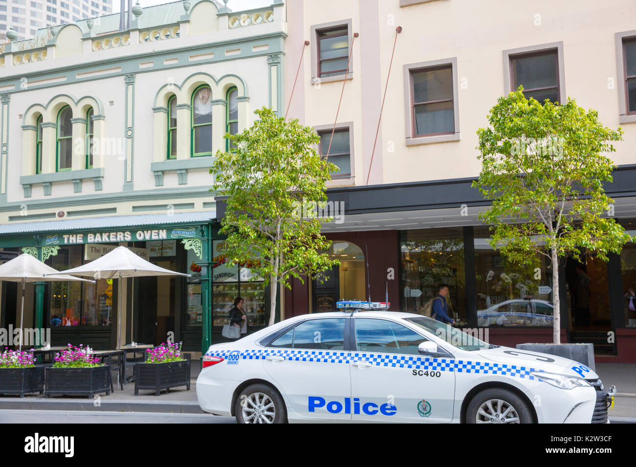 Nouvelle Galles du sud dans la voiture de police des Rocks à Sydney, Australie Banque D'Images