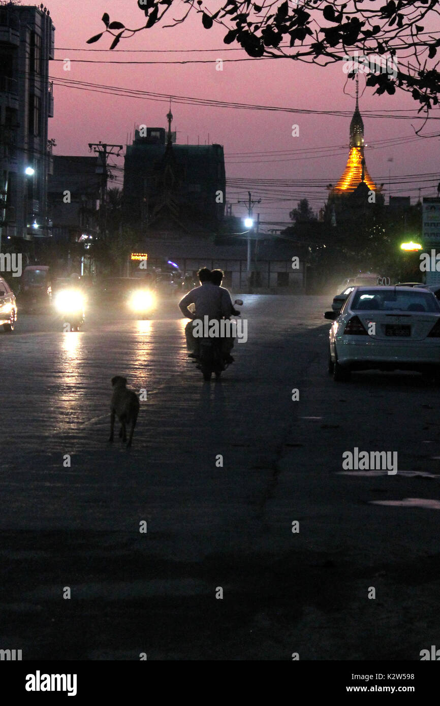 Mandalay, myanmar janvier 2016 - Banque D'Images