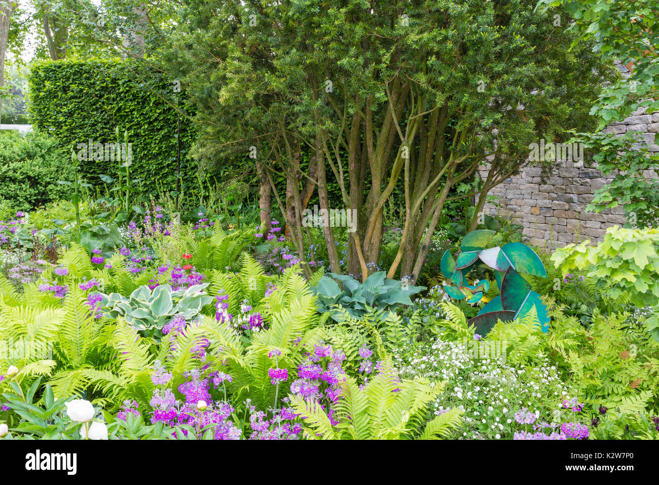 Le jardin de Morgan Stanley, designer Chris Eugène riedweg. silver-gilt medal. Prix du choix Banque D'Images