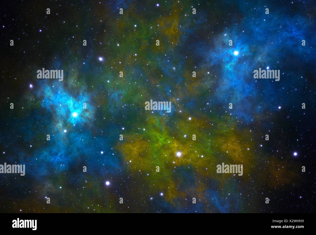 Space stars de fond Banque D'Images