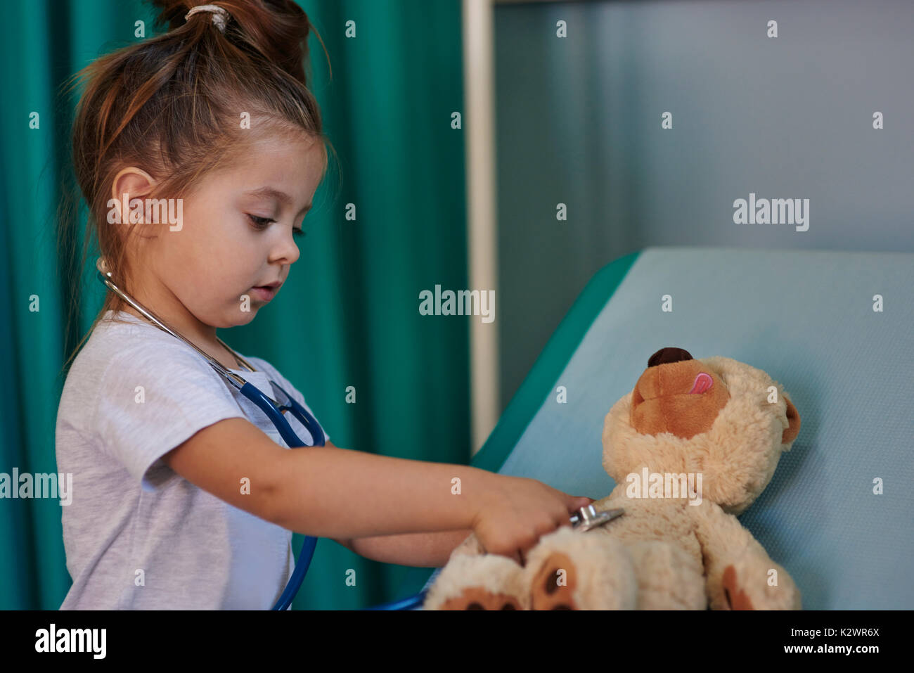 Quand je serai grand, je serai un médecin Banque D'Images