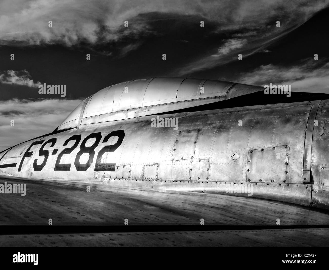 République de l'USAF F84 Banque D'Images