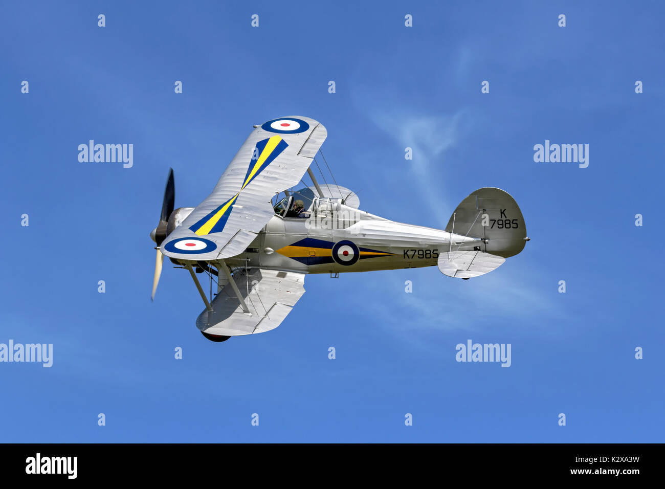 Gloster Gladiator - RAF biplan fighter Banque D'Images