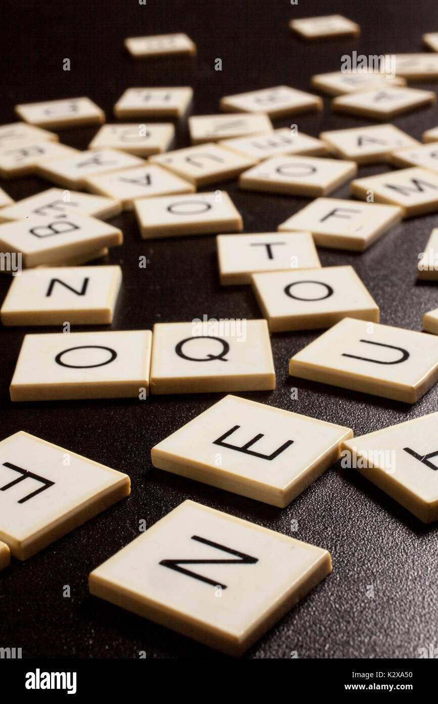 Lettres alphabet Banque D'Images