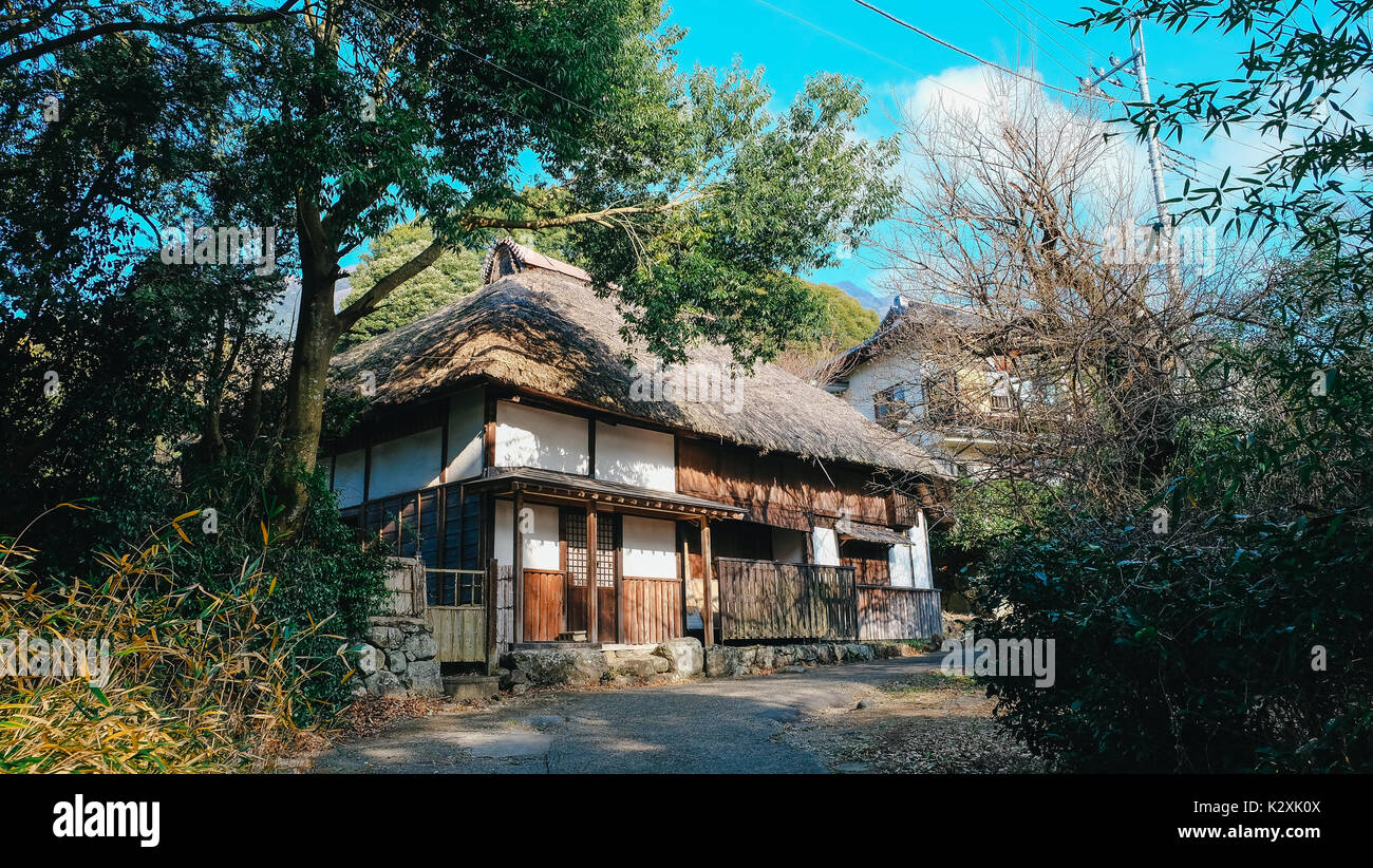 Unique maison japonaise Banque D'Images