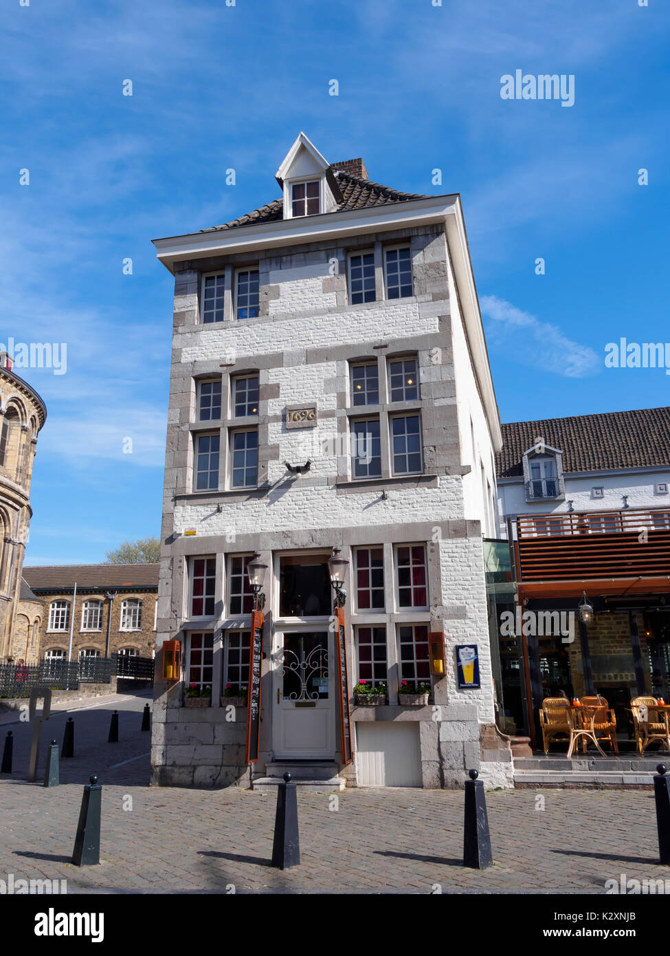 Vieille maison près de Onze Lieve Vrouweplein, Maastricht, Pays-Bas Banque D'Images