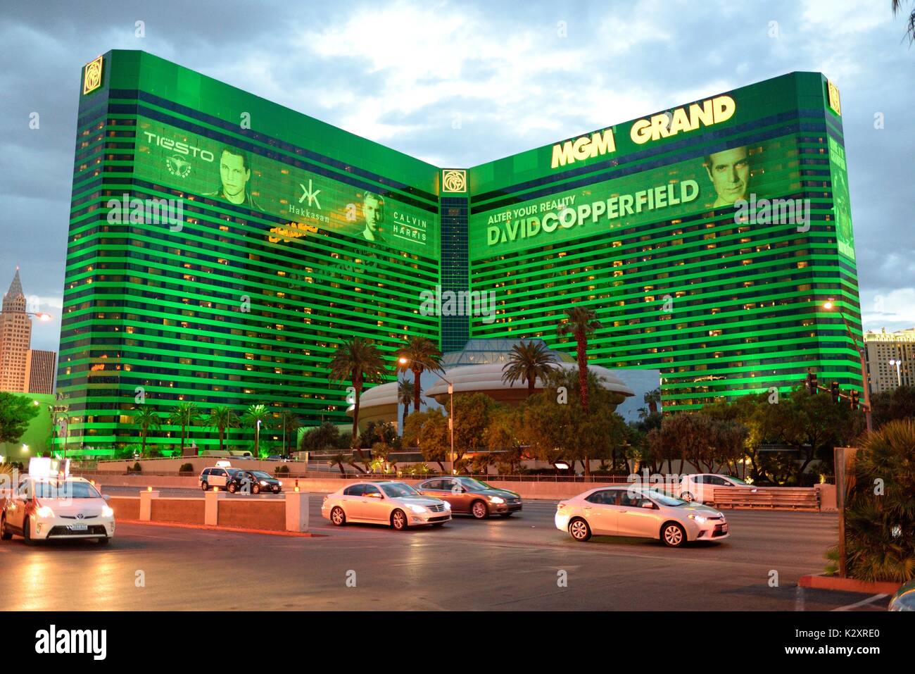 L'hôtel MGM Grand Las Vegas Banque D'Images