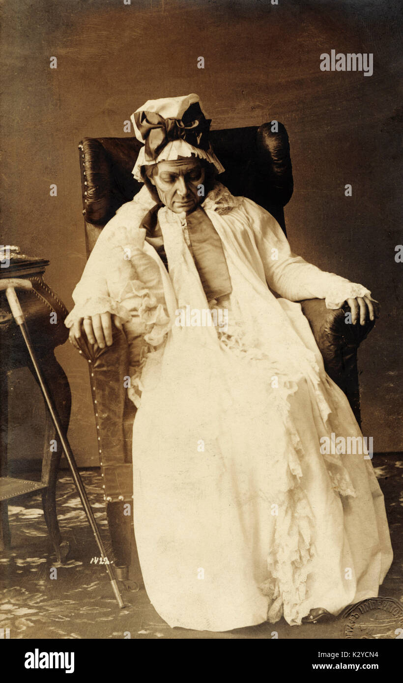 Tchaïkovski - LA DAME DE PIQUE. Maria Slavina (1858-1951) de la Comtesse,  connu sous le nom de la Dame de Pique (quand elle était un joueur) -  créateur du rôle dans Premiere,