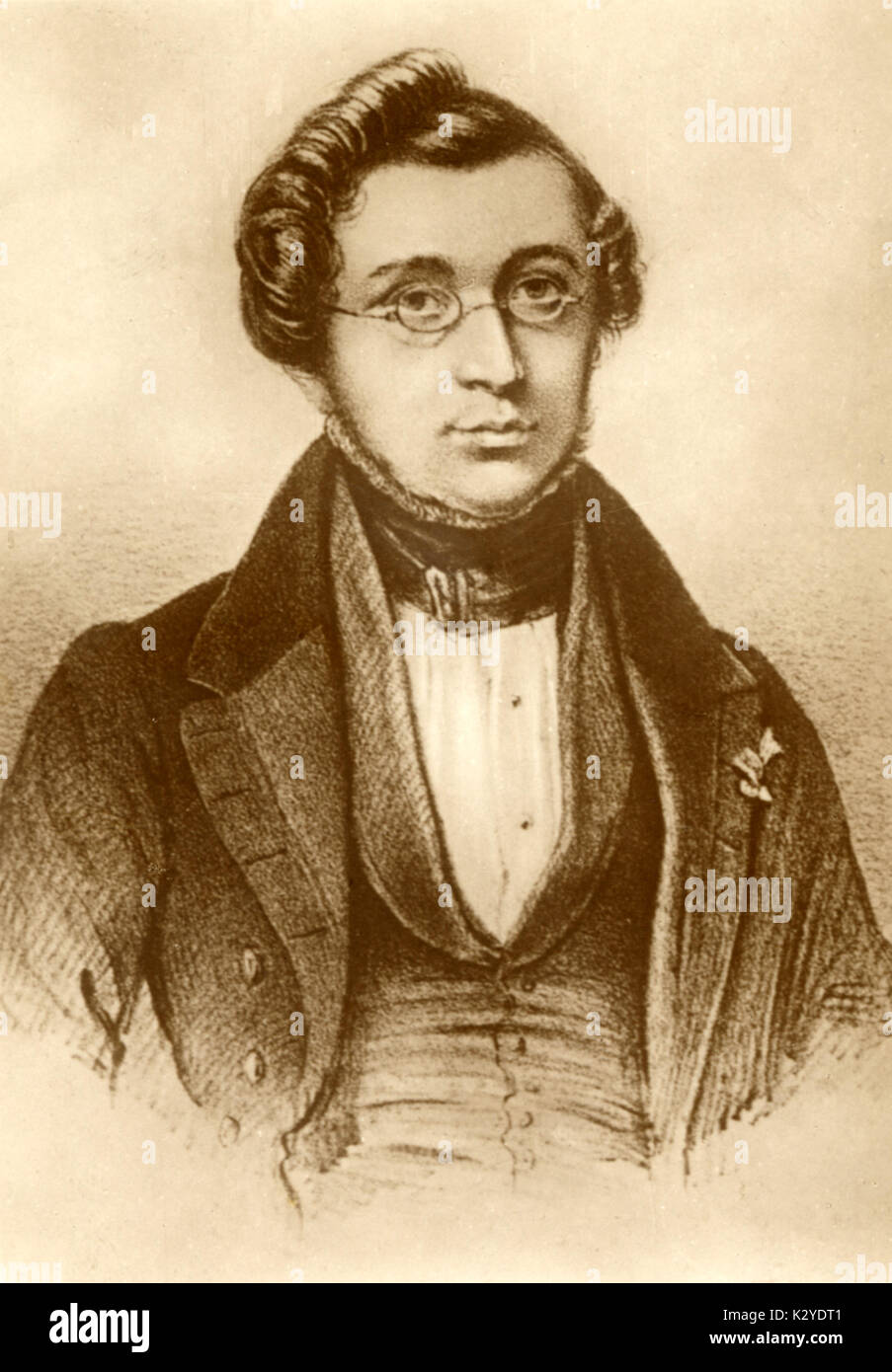 Adolphe Adam, compositeur d'Opéra Français, 1803-1856 Banque D'Images